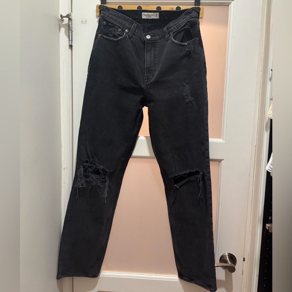 Abercrombie 90s Straight Ultra High Rise Jeans